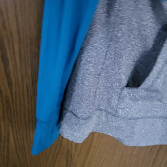 PINK ULTIMATE BY VICTORIA'S SECRET TEAL AND GREY PULLOVER SIZE MEDIUM - Picture 4 of 16